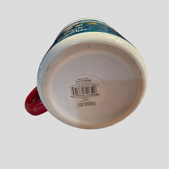 ✨NWT✨ Peanuts Snoopy & Woodstock BACK TOGETHER Large Ceramic Mug - Picture 4 of 4